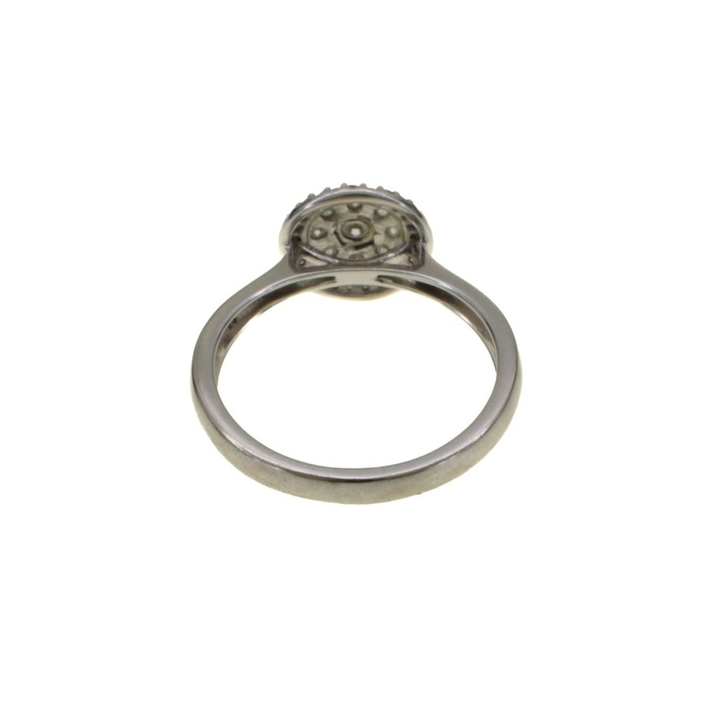 戒指 - 18 克拉 白金 #3.2