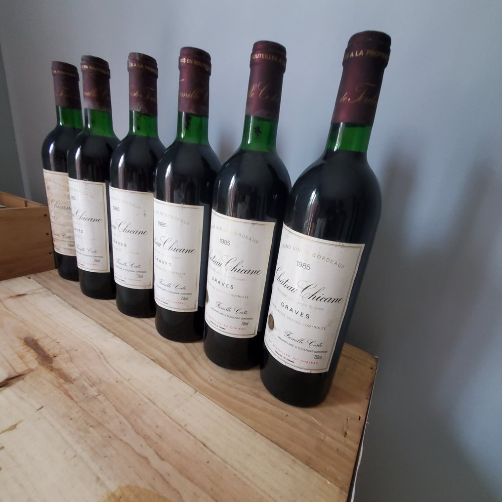 1985 Château Chicane - Graves - 6 Bottles (0.75L) #3.2
