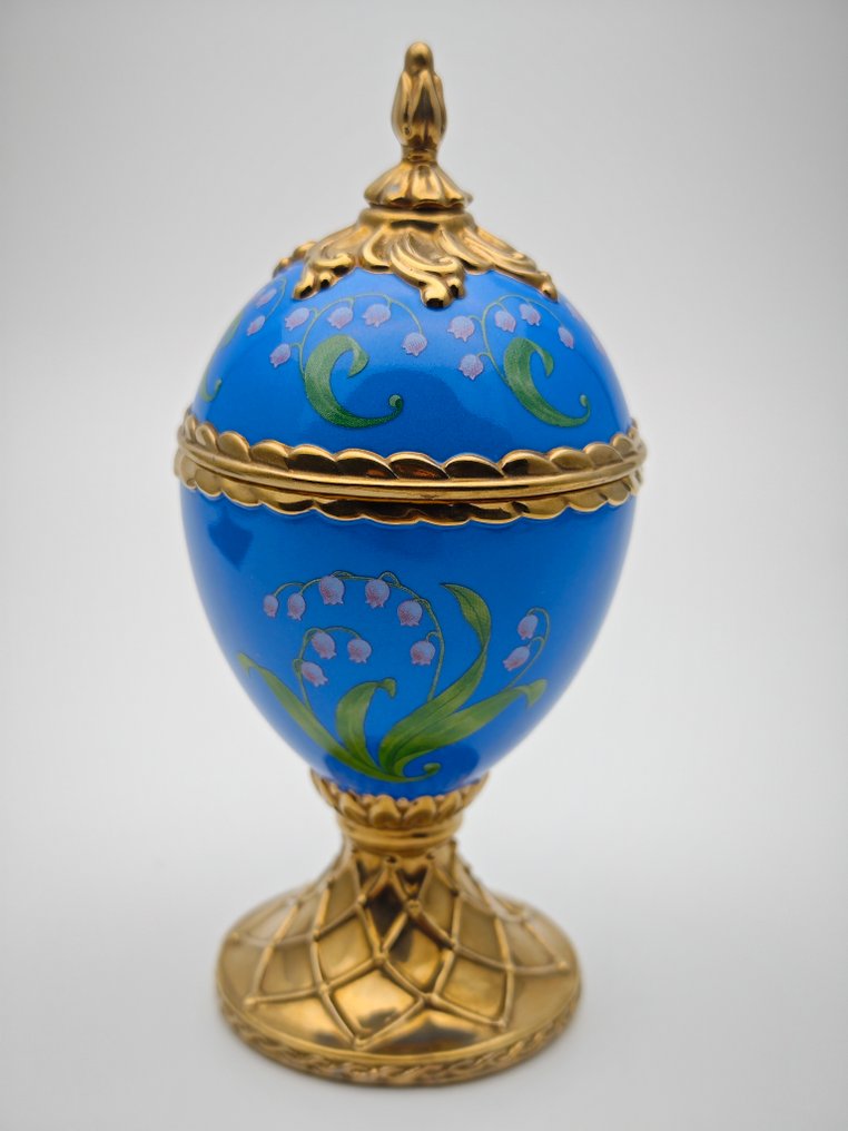 法貝熱彩蛋 - 法贝热之家百合花音乐蛋 - 瓷器 #1.0