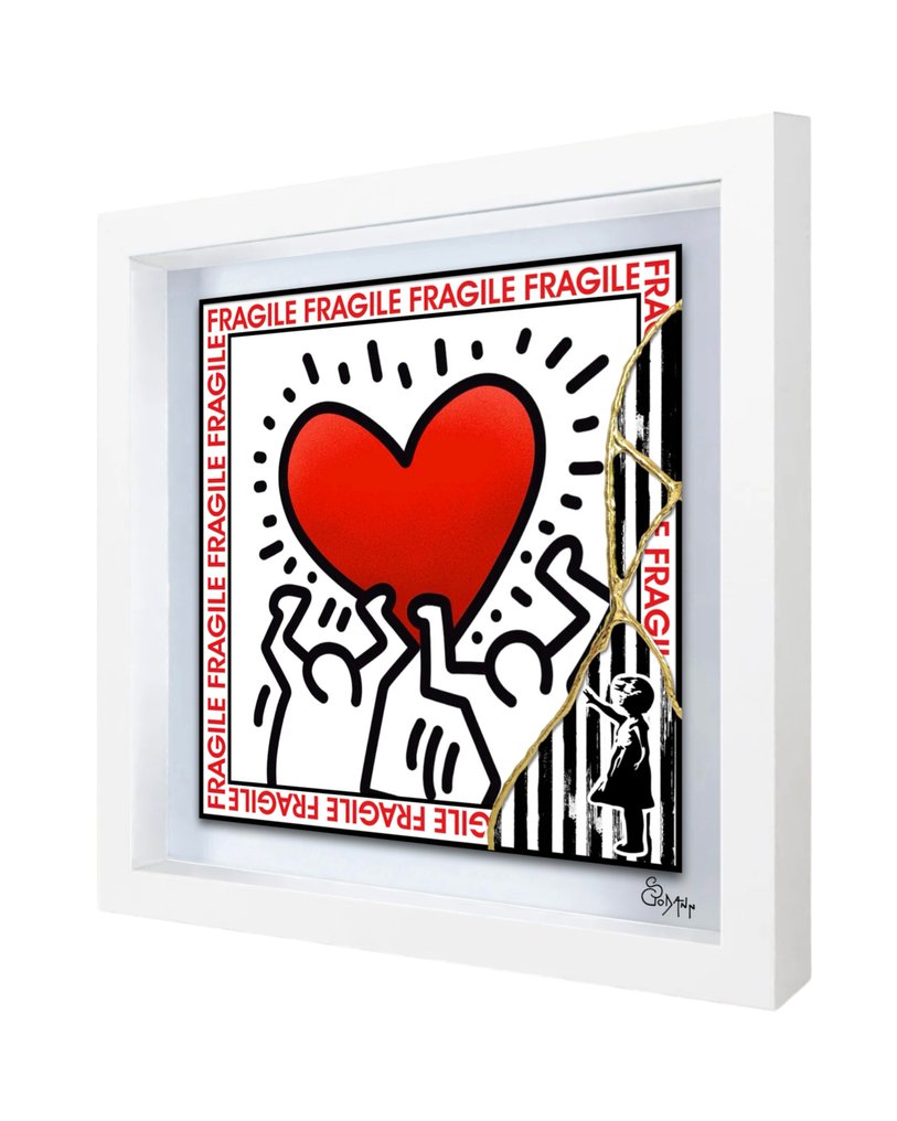 Stéphanie Godann - Banksy Haring Fusion #4.3