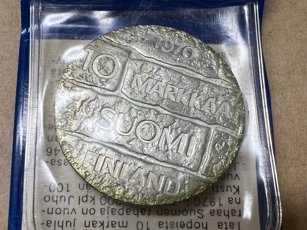 Finlândia. 10 Markkaa 1967/1970 (Sem preço de reserva) #3.2