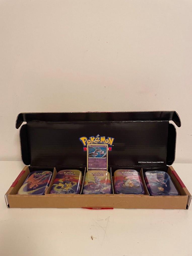 Pokémon - 5 Box - Minitin Prodigi di Kanto ITA - SEALED - MEWTWO - Various sets #1.0