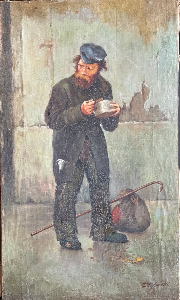 Augusto Corelli (1853-1918), Attr. - Mendicante #1.0