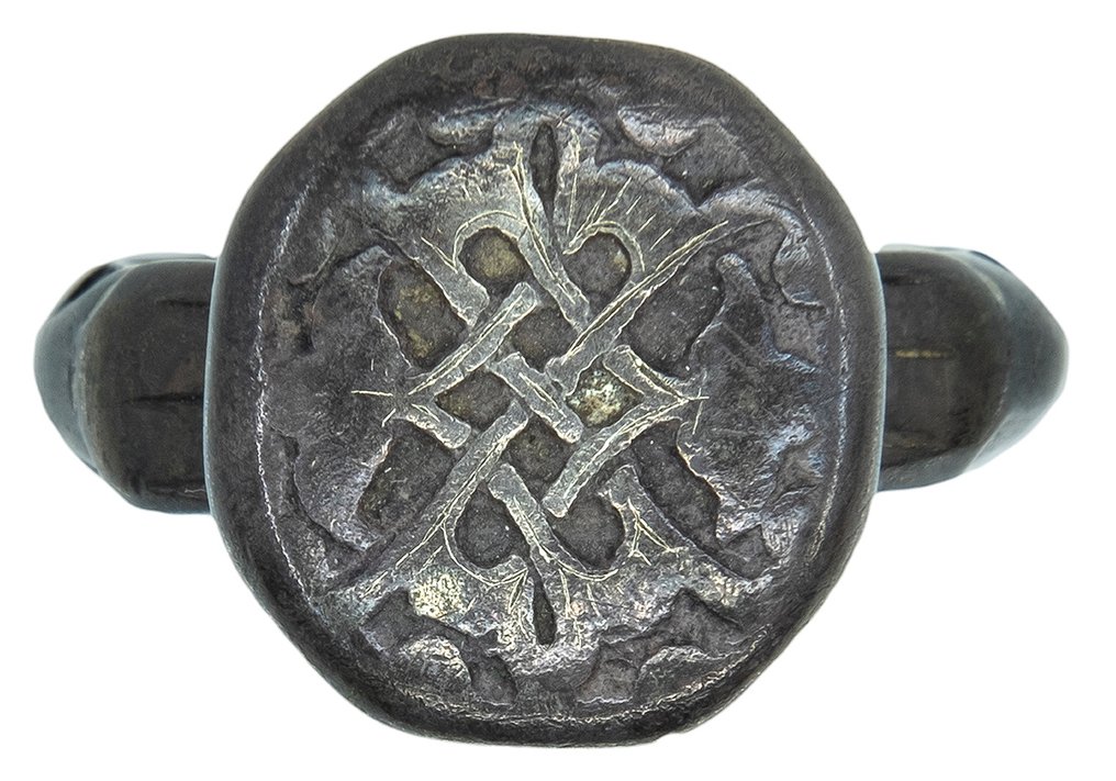 Ισλαμική Ασημί δαχτυλίδι - 32.6 mm #3.2