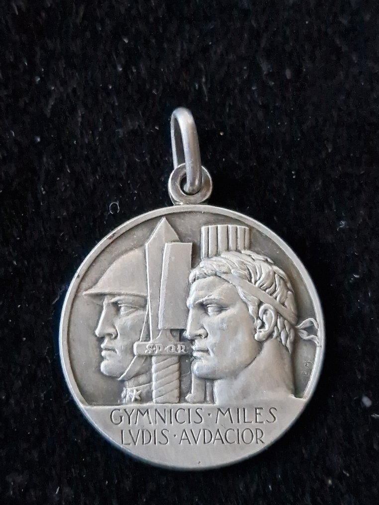 義大利 - 軍功章 - 银牌“800” 法国皇军法西斯体育比赛 #1.0