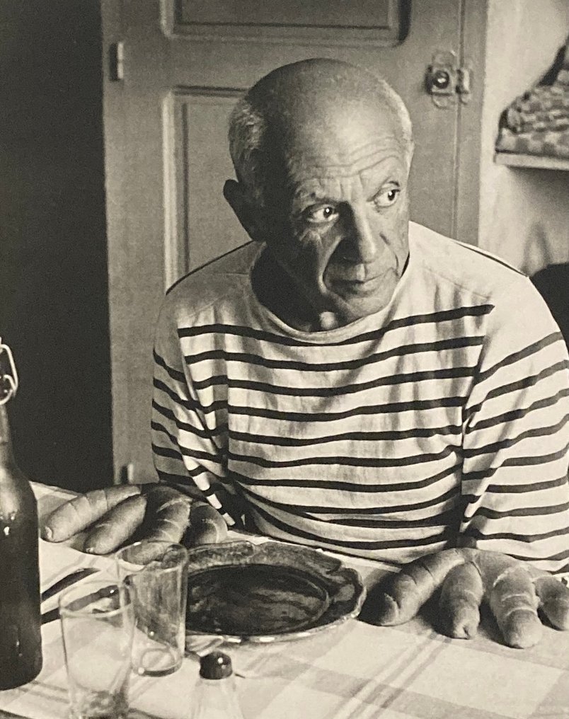 Robert Doisneau (1912–1994) - Les pains de Picasso, Vallauris, 1952 #1.0