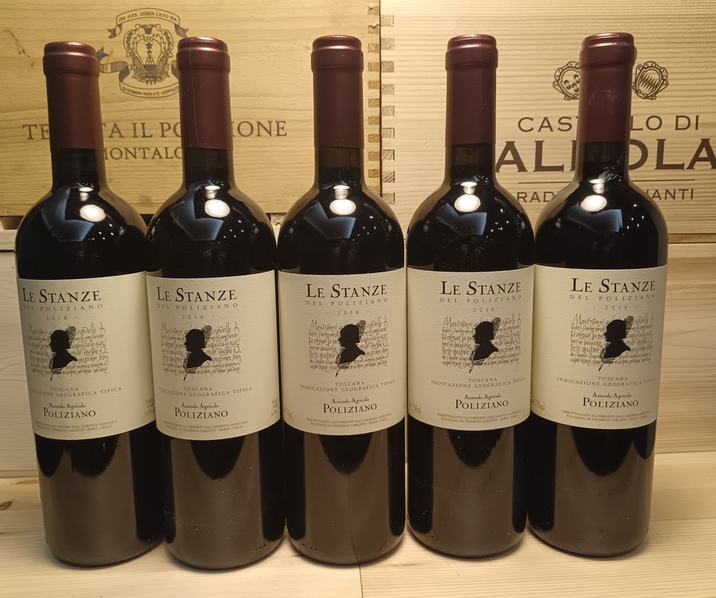 2018 Poliziano Le Stanze - Τοσκάνη IGT - 5 Bottles (0.75L) #4.3