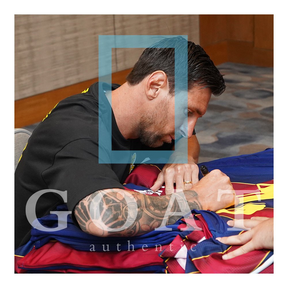 巴塞隆納足球俱樂部 - 萊納爾·梅西 - 足球運動衫, 限量版 /25  #1.0