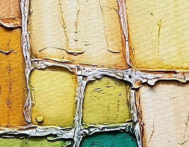 J.Jecminek - Geometry of Touch - XL 3D painting - ready to hang - details! - own unique technique - 256525 #4.3