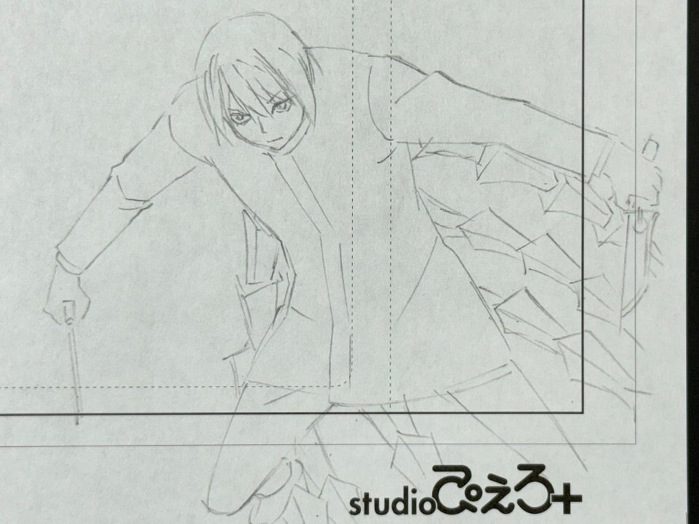 Studio Pierrot - Original animation drawing, on studio paper! - Tokyo Ghoul (2014) #1.0