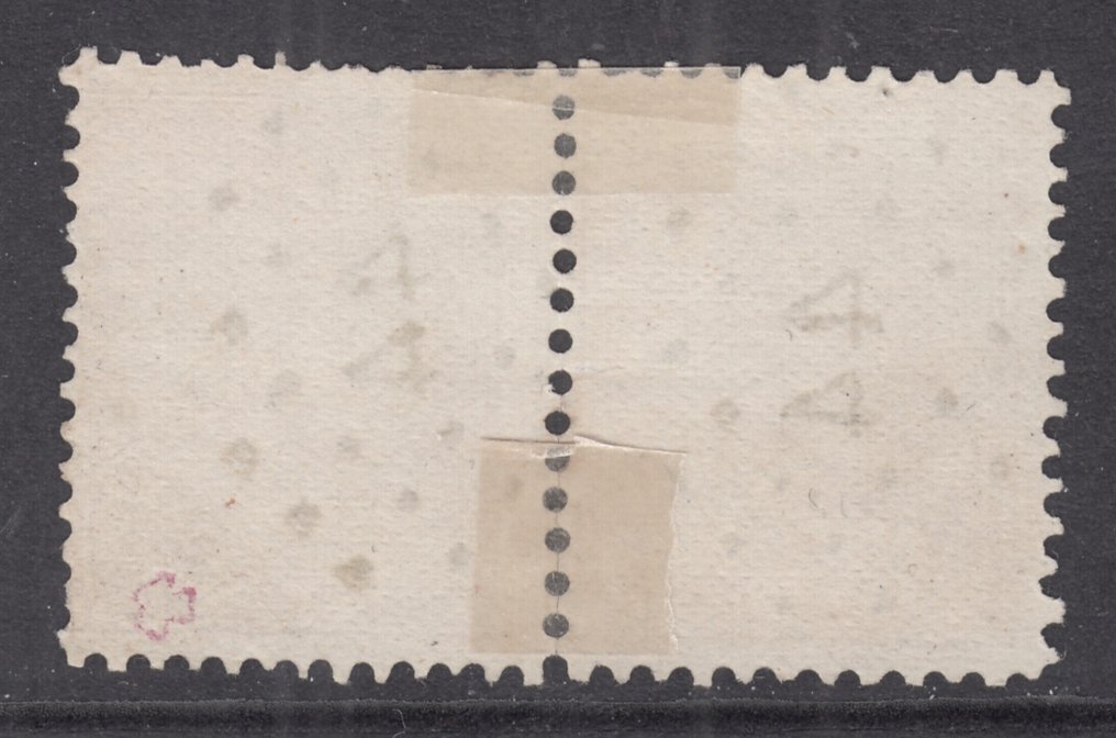 Netherlands 1872 - King William III, combination pair - NVPH 23J + 23H #1.0