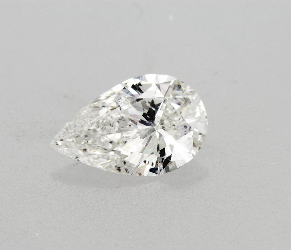 1 pcs Diamant (Natural) - 1.17 ct - Pară - H - SI2 - IGI (Institutul gemologic internațional) - IYF057 #1.0