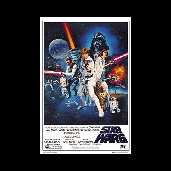 Tony Fernandez Giclée - Mickey & Friends Inspired by the “Star Wars: A New Hope” Poster (1977) – Hand Signed #2.1