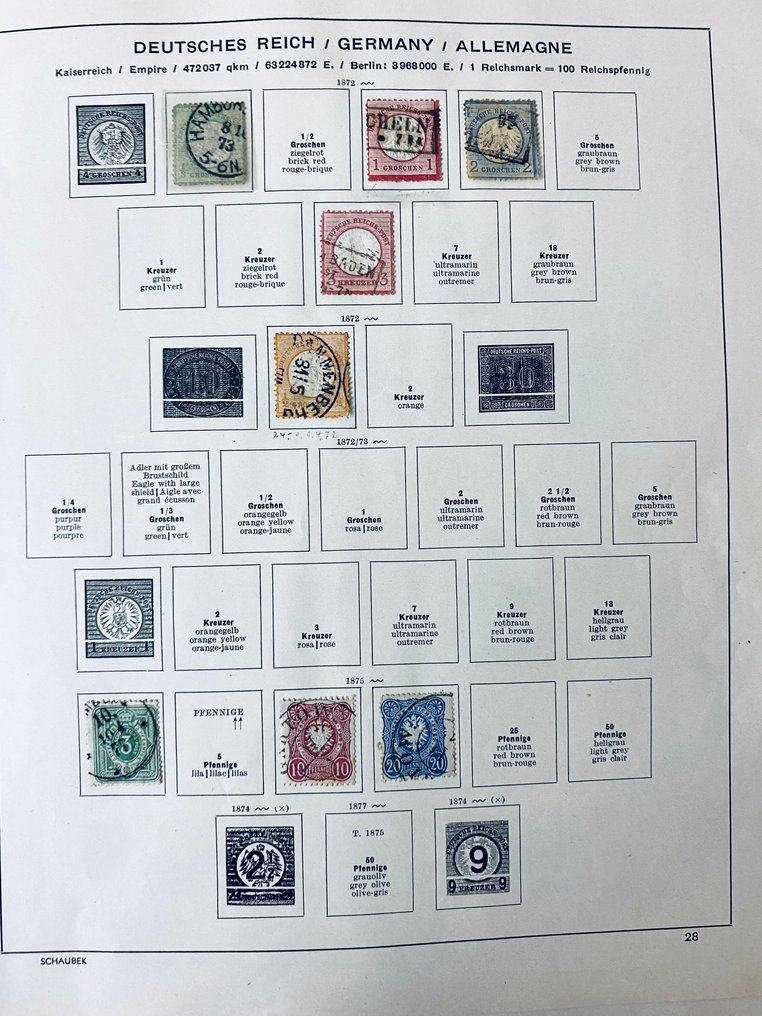 Német Birodalom - Német Birodalom gyűjteménye #2.1