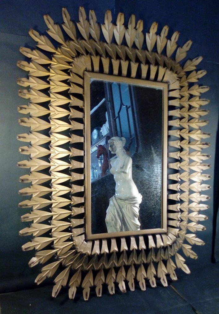 Καθρέφτης τοίχου  - Μέταλλο, Γυαλί - Καθρέφτης φύλλων ακάνθου #3.2