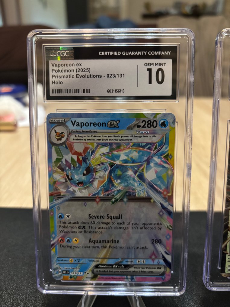 Pokémon - 2 Graded card - Vaporeon, Snorlax 023/131; 076/131 Foil, Full art - CGC 10 - Various sets #2.1