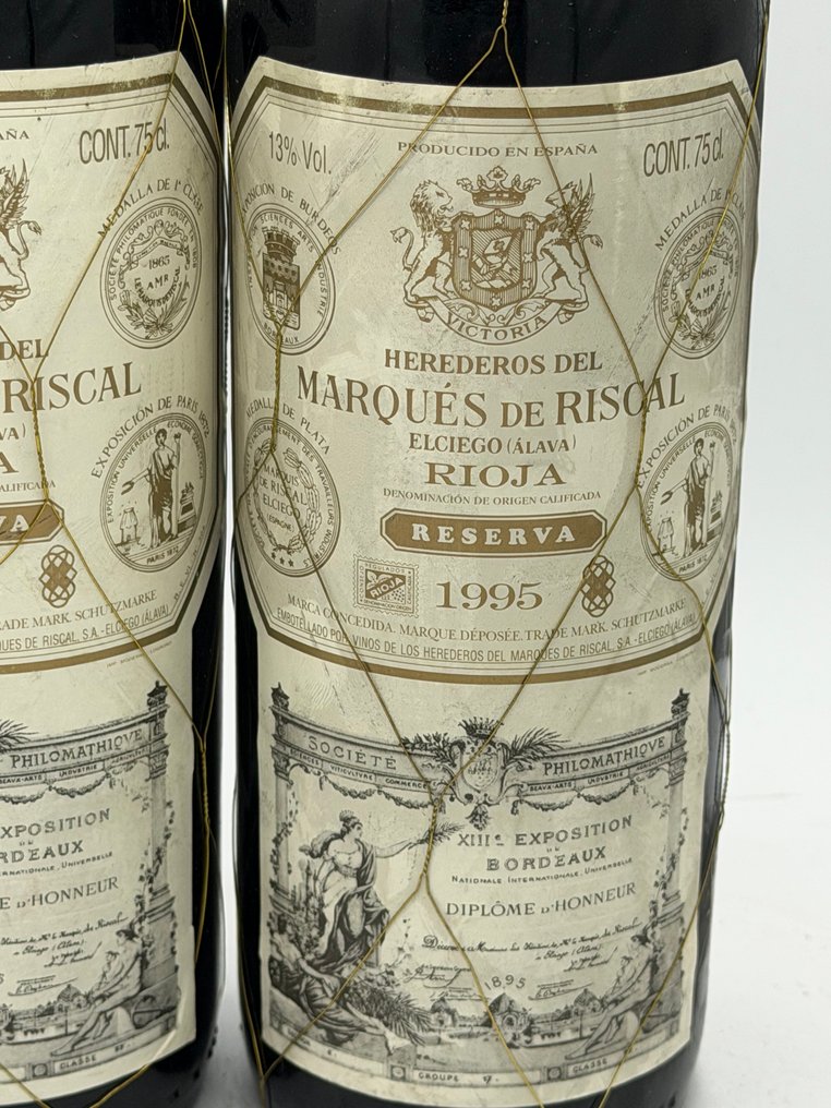 1995 Herederos del Marqués de Riscal - 里奥哈 Reserva - 3 Bottles (0.75L) #3.2