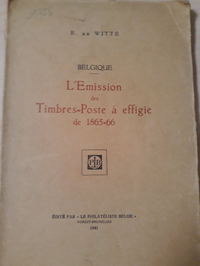 比利時  - 文献：关于比利时经典发行的4部集邮作品 #4.3
