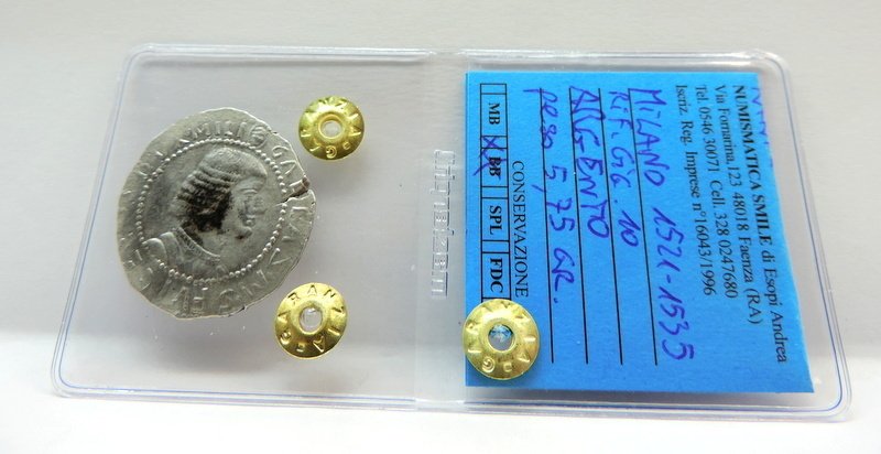 Milano Francesco II Sforza Duca. Testone 1521-1535 (Nincs minimálár) #1.0