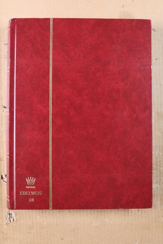 世界  - 5 本空白库存簿，带白纸 #3.2