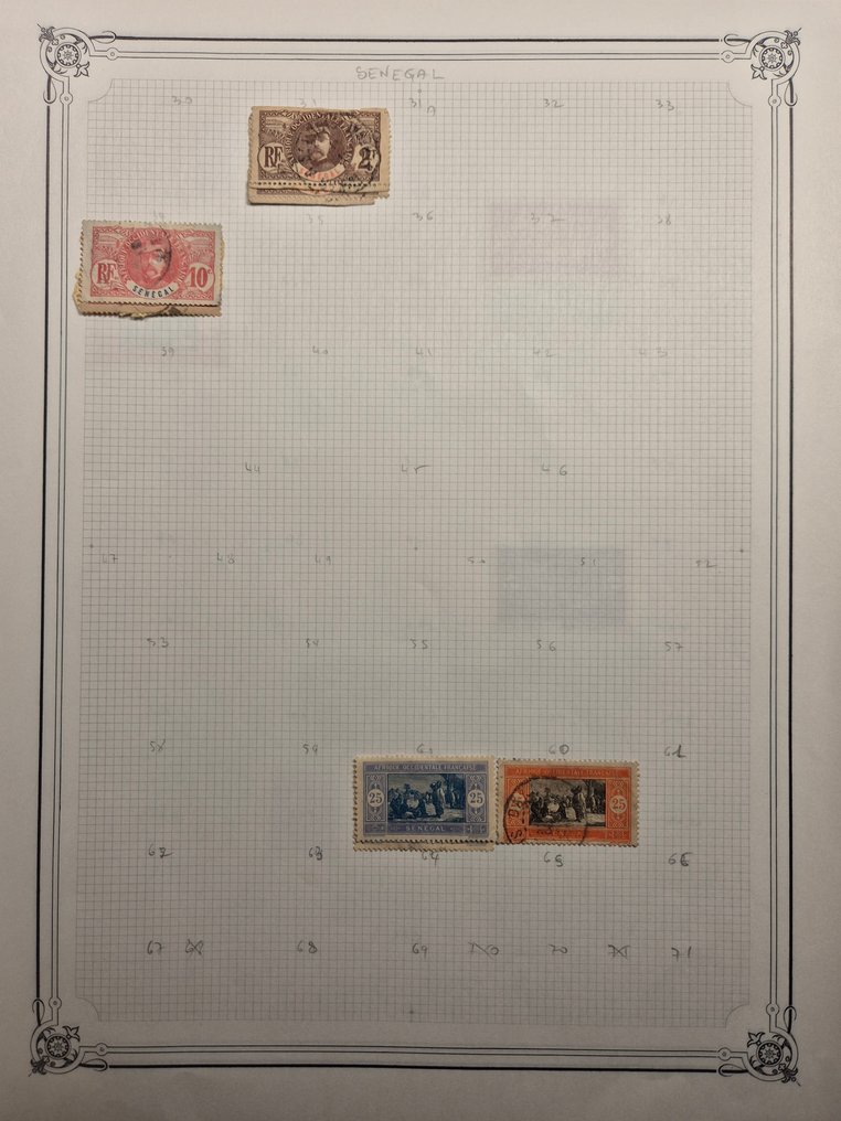 Francuskie imperium kolonialne 1910/1950 - Zestaw znaczków z kolonii francuskich, nowe* i stemplowane. Szczegóły w opisie. - Yvert #2.1