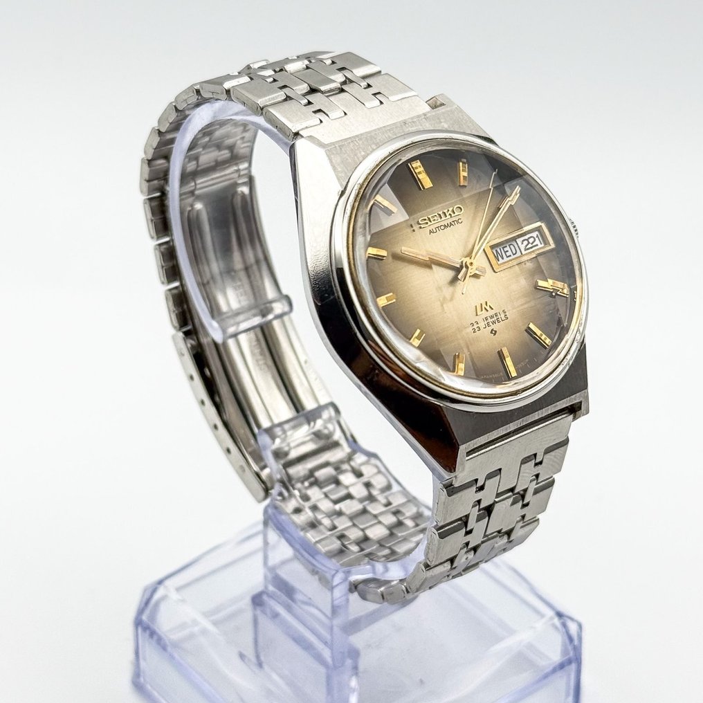 Seiko - LM "Gradient Golden Sunburst" 金響 (Kinkyō) – Golden Echo - No reserve price - 5606-7290 - Men - 1973 #3.2