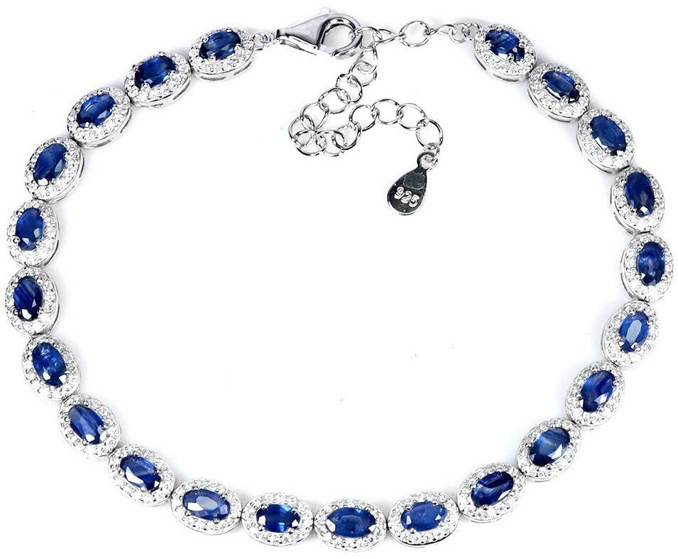 Senza prezzo di riserva - Bracciale Argento Zaffiro #1.0