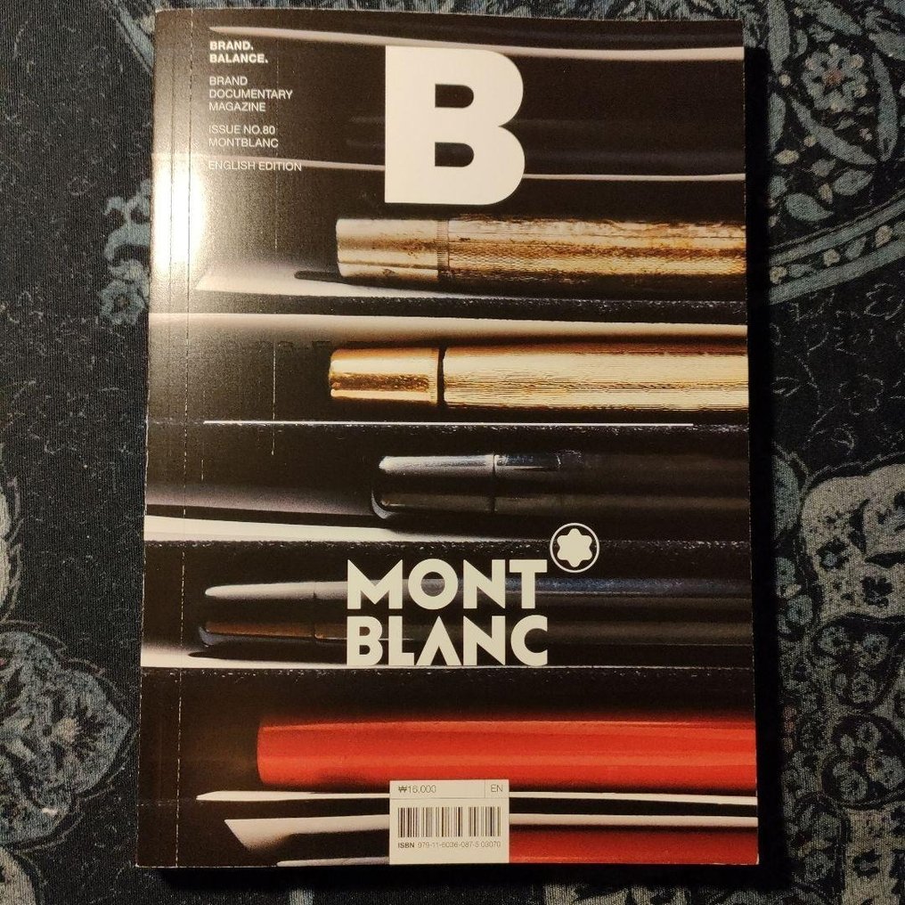 杂志B – Montblanc(第80期)——英文版,品牌纪录杂志 #1.0