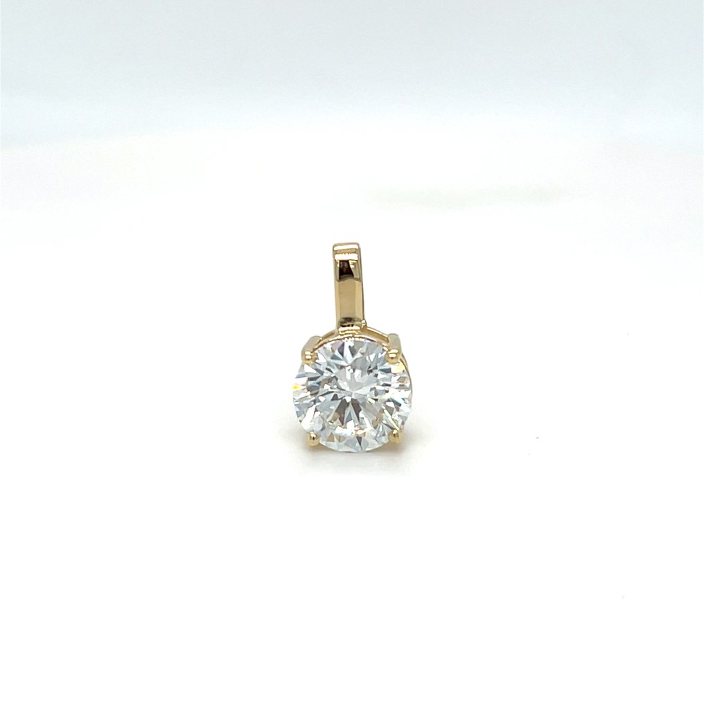 Ingen mindstepris - Vedhæng - 14 karat Gulguld - 2.00ct. tw. Diamant (Laboratoriedyrket) #1.0