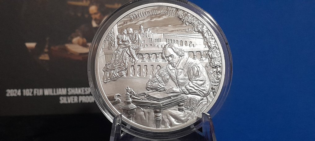Fidji. 1 Dollar 2024 hakespeare X Romeo and Juliet 1 Oz #1.0