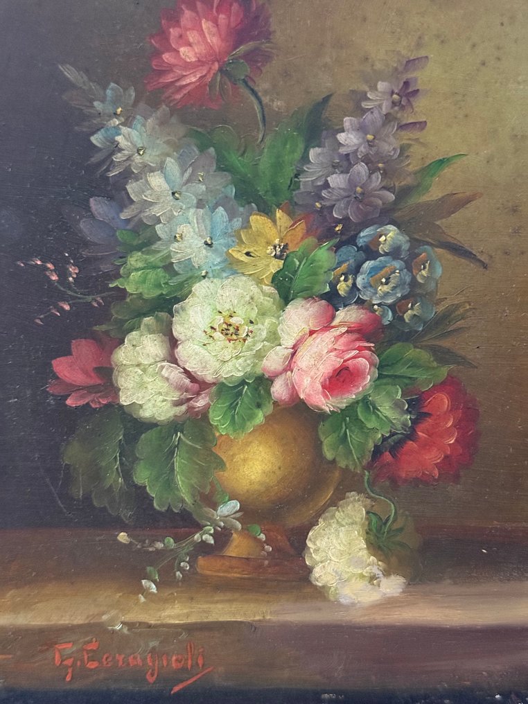 Giorgio Ceragioli (1861-1947) - Vaso con Fiori #3.2