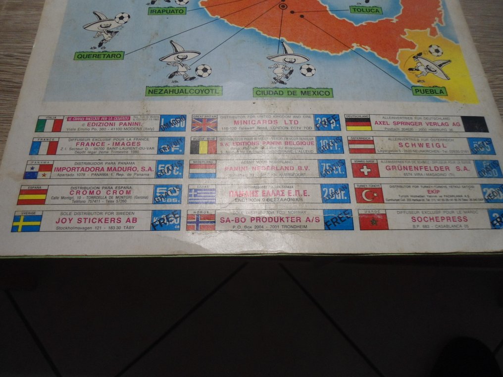 Panini World Cup Mexico 86 Diego Maradona - 1 Ολοκληρωμένο άλμπουμ - Good (GD) #3.2