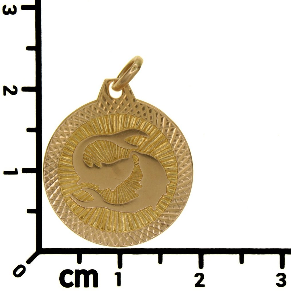 墜飾 - 18 克拉 黃金 #1.0