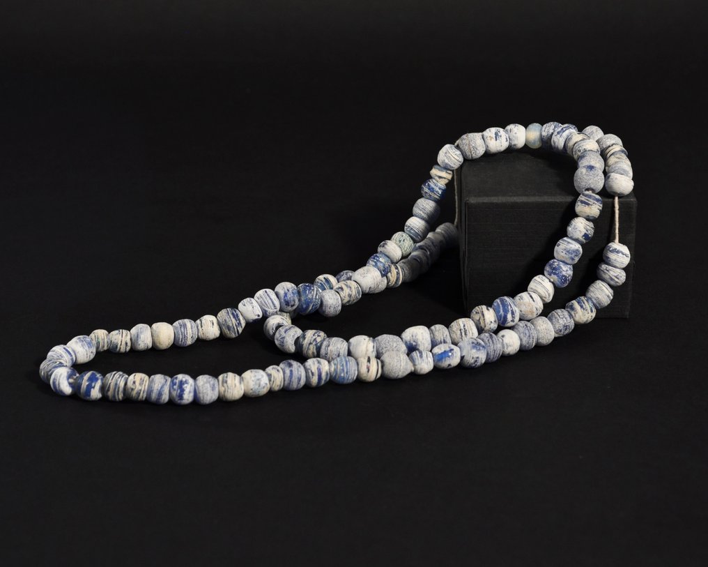 Αρχαία Ρωμαϊκή Γυαλί Κολιέ #1.0