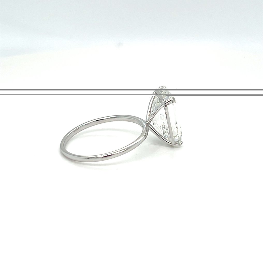 Zonder minimumprijs - Ring - 14 karaat Witgoud - 3.01ct. tw. Diamant (Lab-grown) #3.2