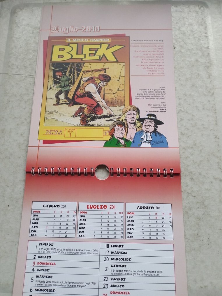 Calendari - calendario 2010 2011 2012 - Editoriale Mercury - 3 Comic - Περιορισμένη έκδοση #3.2