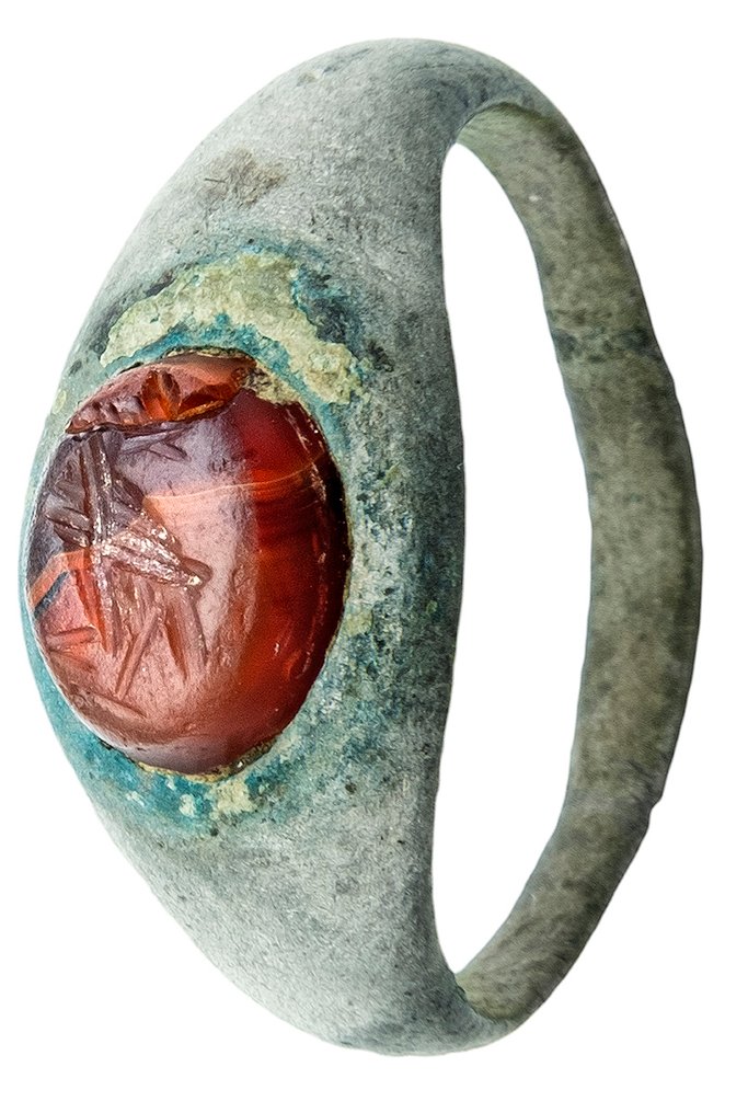 古羅馬 銀 戒指 - 22.5 mm #1.0