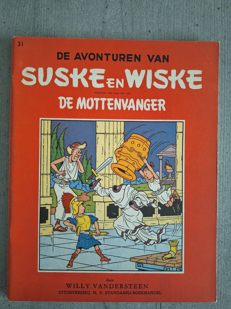 Suske en Wiske RV-31 - De Mottenvanger - 1 Album - First edition - 1957 #1.0
