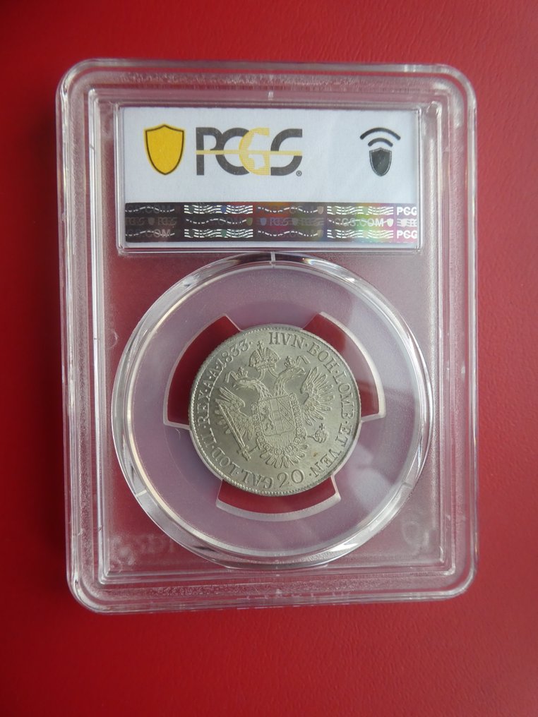 Αυστρία. Franz II. 20 Kreuzer 1833 B - Kremnica / MS62 (χωρίς τιμή ασφαλείας) #3.2