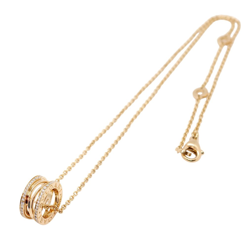 Bvlgari - Colar com pingente - B.zero 1 - 18 K Ouro rosa - Design Legend Diamond #1.0
