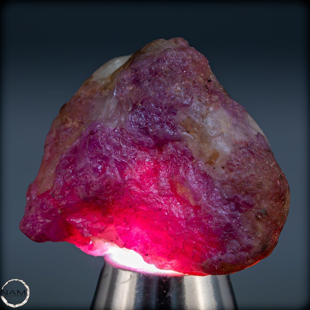 天然的红宝石水晶 异常色彩浓郁 & 稀有收藏品质 - 23.85 克拉- 4.77 g #1.0