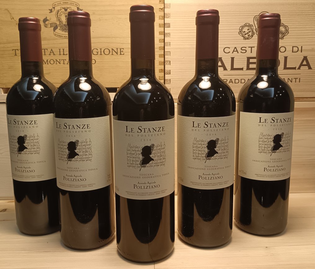 2018 Poliziano Le Stanze - Τοσκάνη IGT - 5 Bottles (0.75L) #2.1