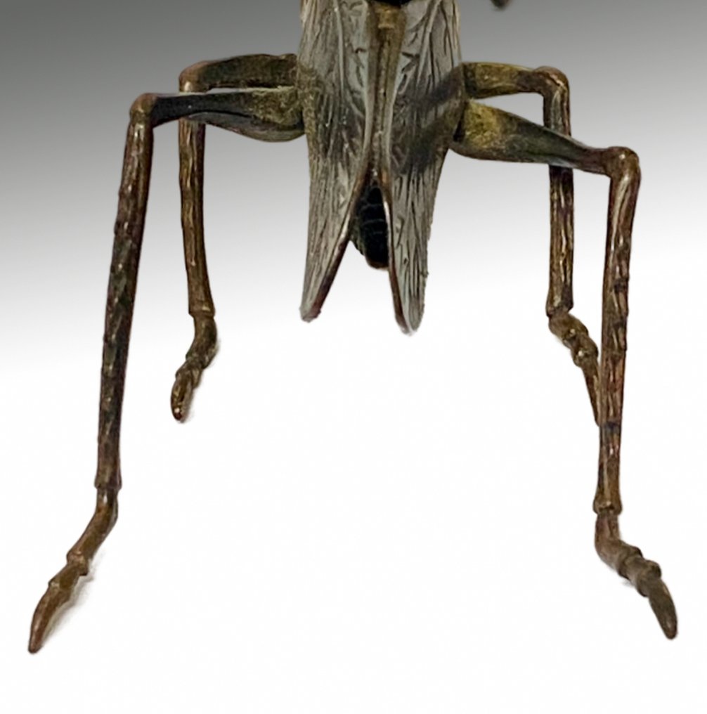 Brons - Grasshopper - Shōwa periode (1926-1989) (Zonder minimumprijs) #3.2