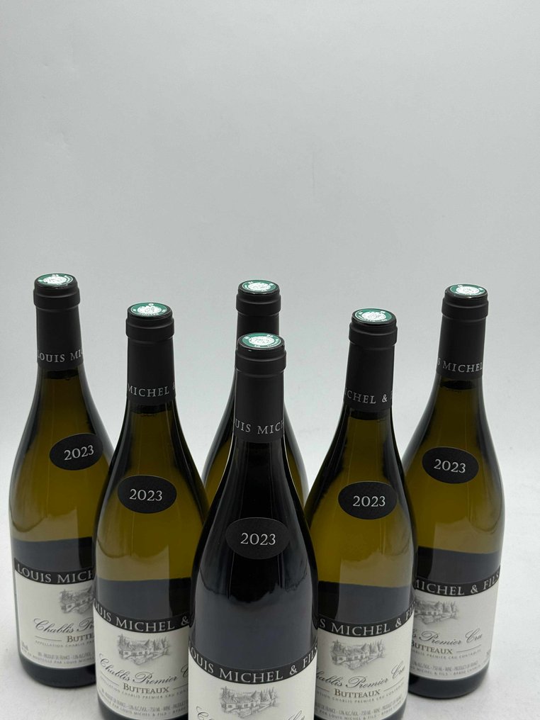 2023 Louis Michel & Fils "Butteaux" - Chablis 1er Cru - 6 Flasker (0,75 L) #3.2