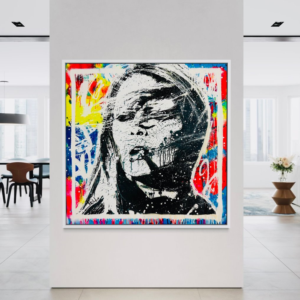 Mikko - Brigitte Bardot Postcard On Frame - XL (No reserve price!) #1.0