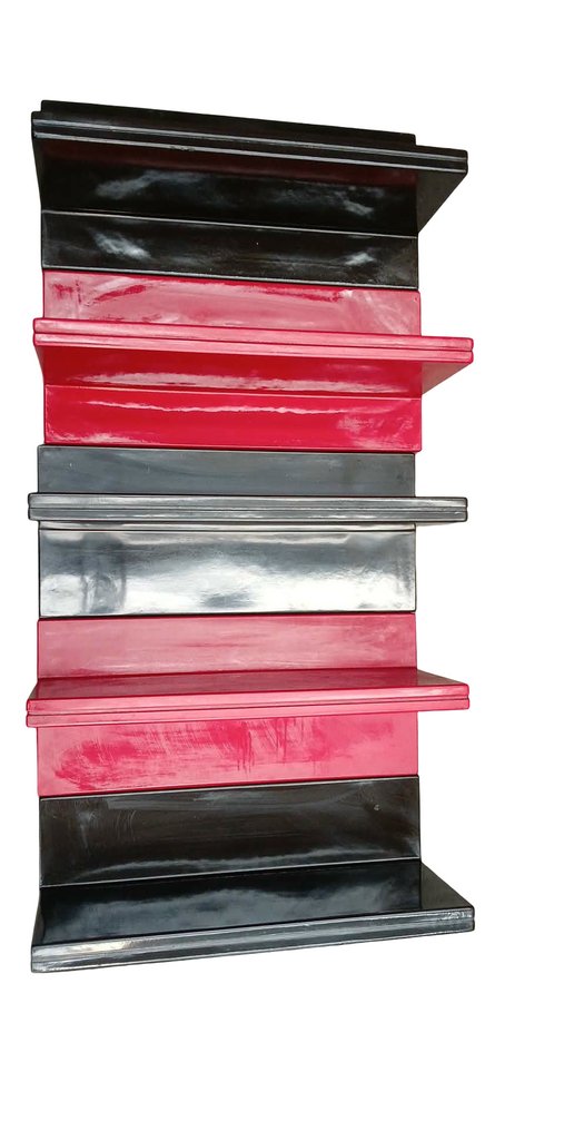 Mensola a muro - Vetroresina - Set di cinque mensole modulari #1.0