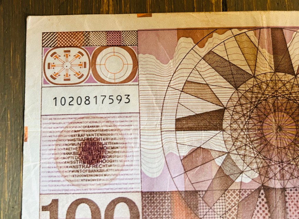 Nederland. - 3 banknotes - various dates (Ingen reservasjonspris) #4.3