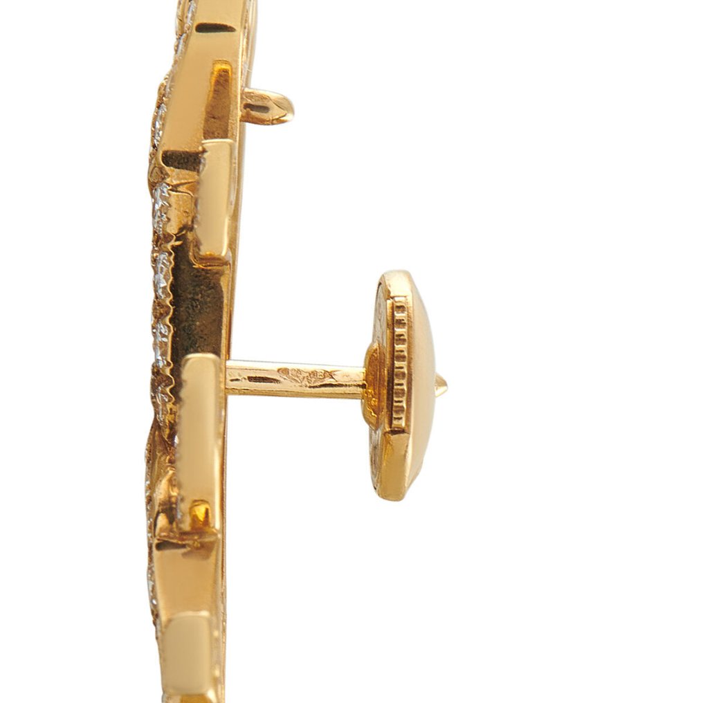 Cartier - Bijou broche - 18 carats Broche en diamant en or jaune 18 carats Panthère de Cartier, Or jaune #4.3
