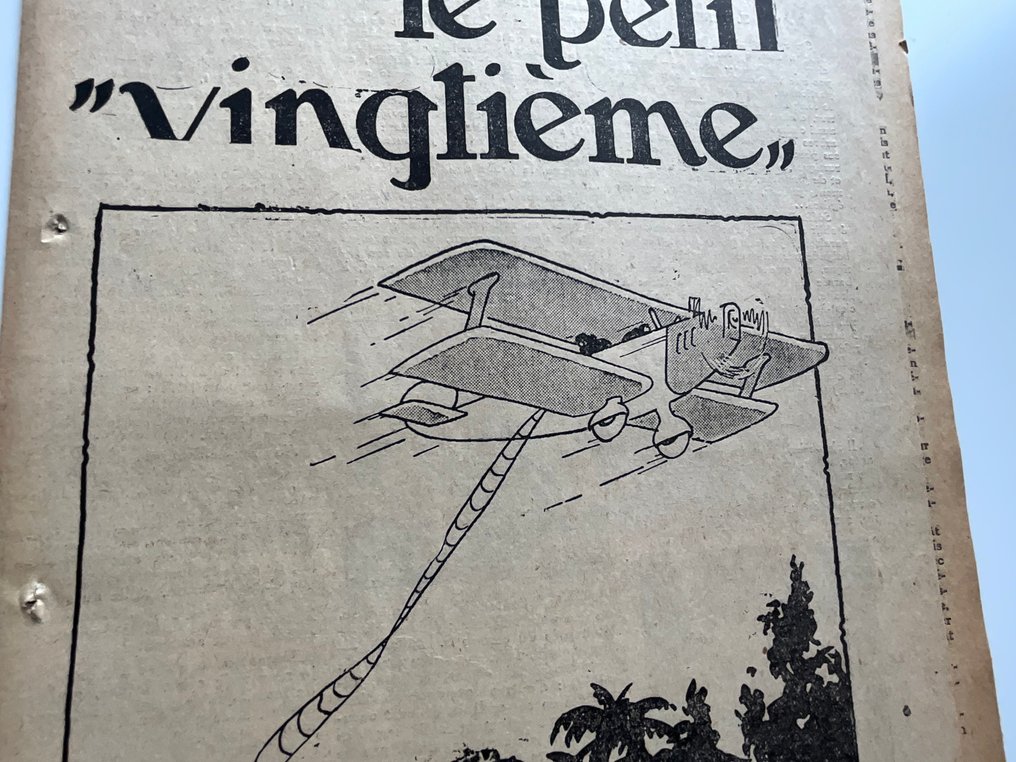 Petit XXe - 23 du 4 juin 1931 - Tintin au Congo - « L’avion sauveur » - 1931 #2.1