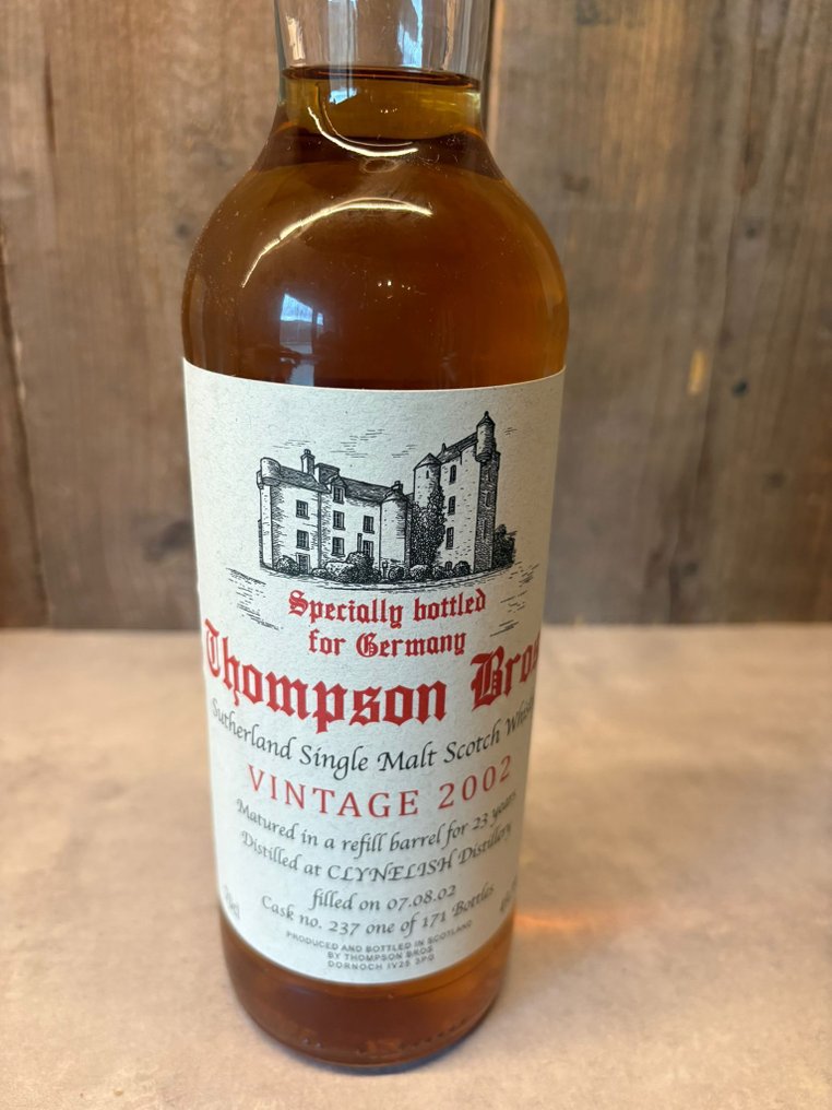 Clynelish 2002 23 years old Refill Barrel no. 237 - Germany Exclusive - Thompson Bros - b. 2025 - 700 ml #2.1
